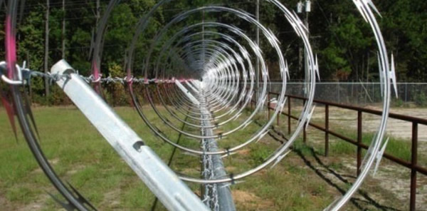 razor wire installation